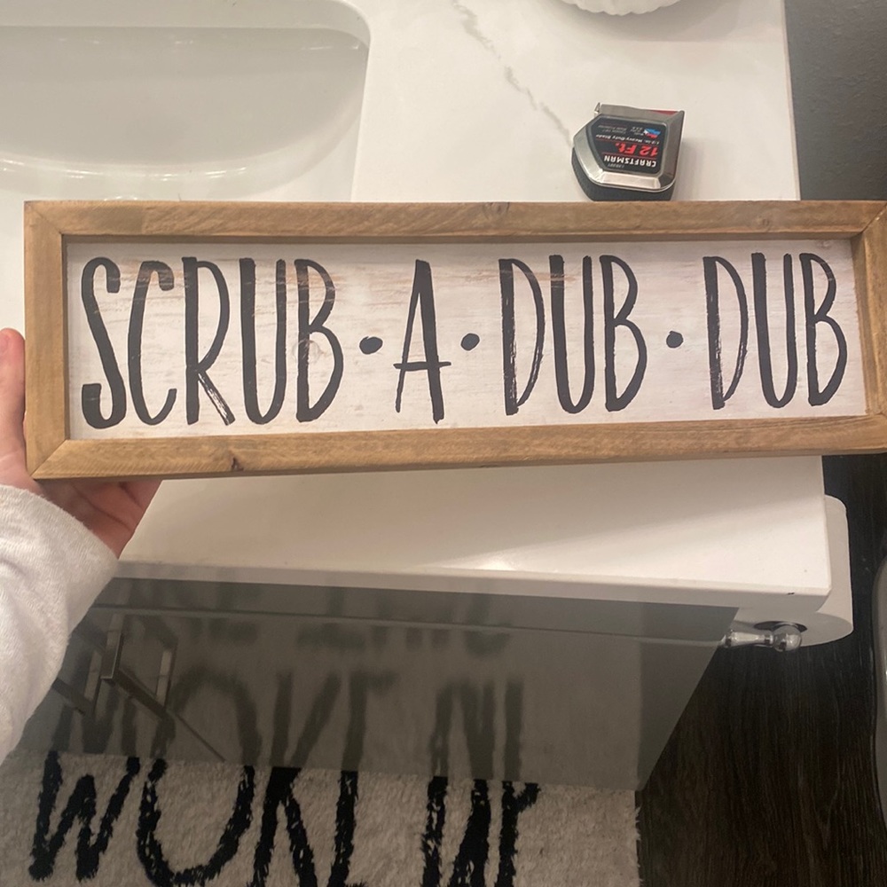 Bathroom sign